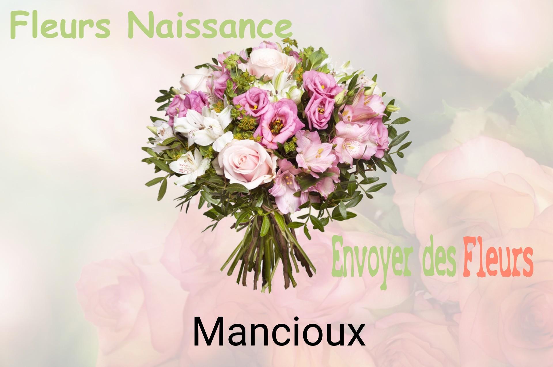 Bouquet de fleurs de naissance livré à Mancioux